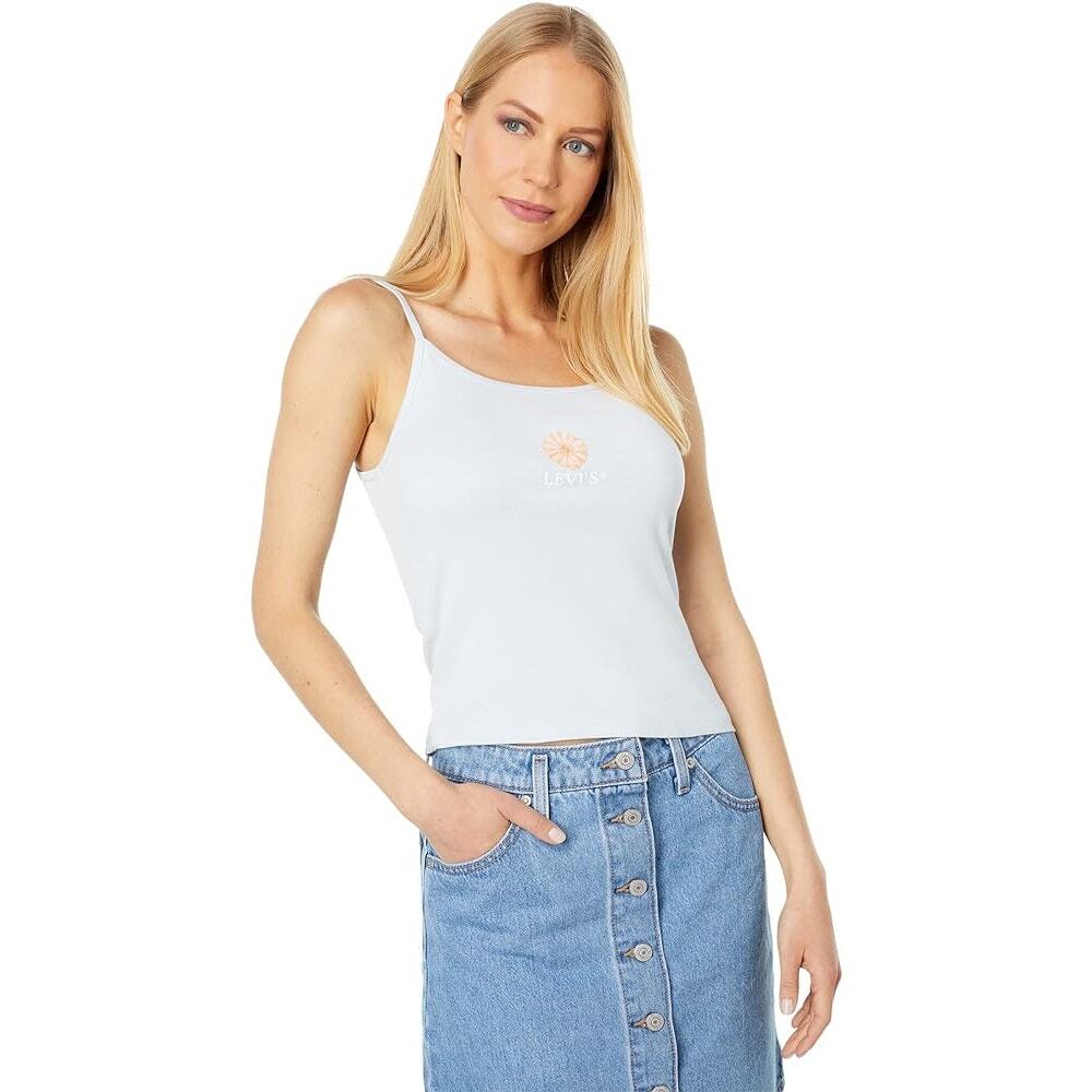 Levi's Women's Graphic Planet Tank Top Arctic Ice